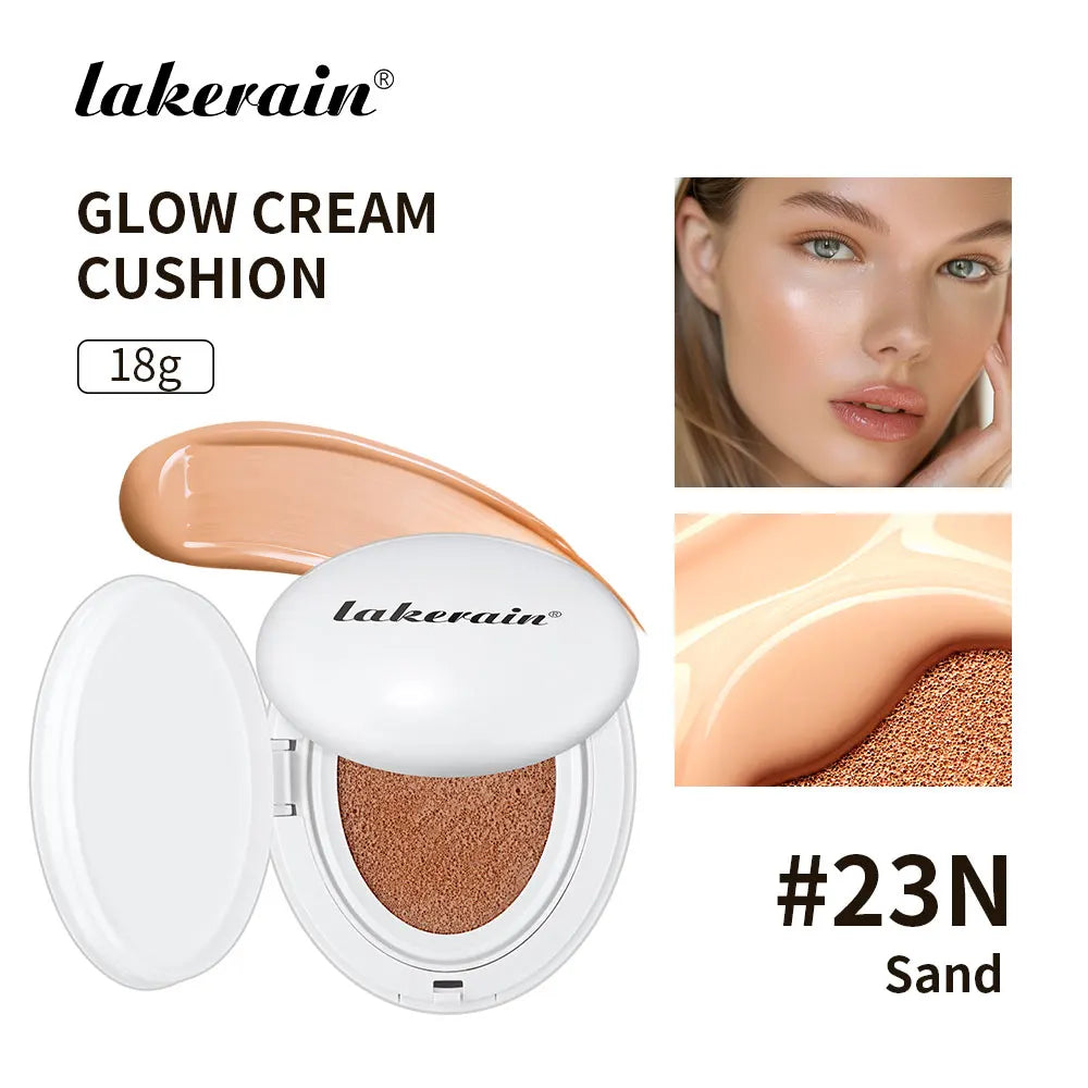 NEW Glow CC Cream Foundation Cushion Waterproof Long-lasting Brighten Foundation Cream Women Base Makeup Face Korean Cosmetics