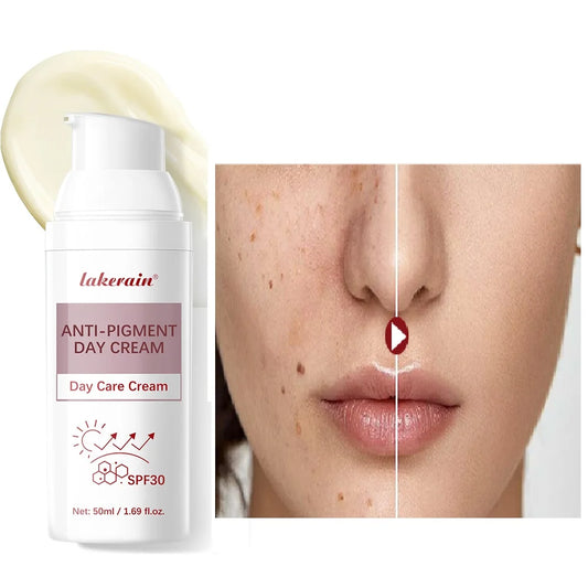 Anti-Pigment Day Cream SPF 30 Brightening Natural Inhibit Melanin Whitening and Spot Removal Outdoor Sun SKincare makeup