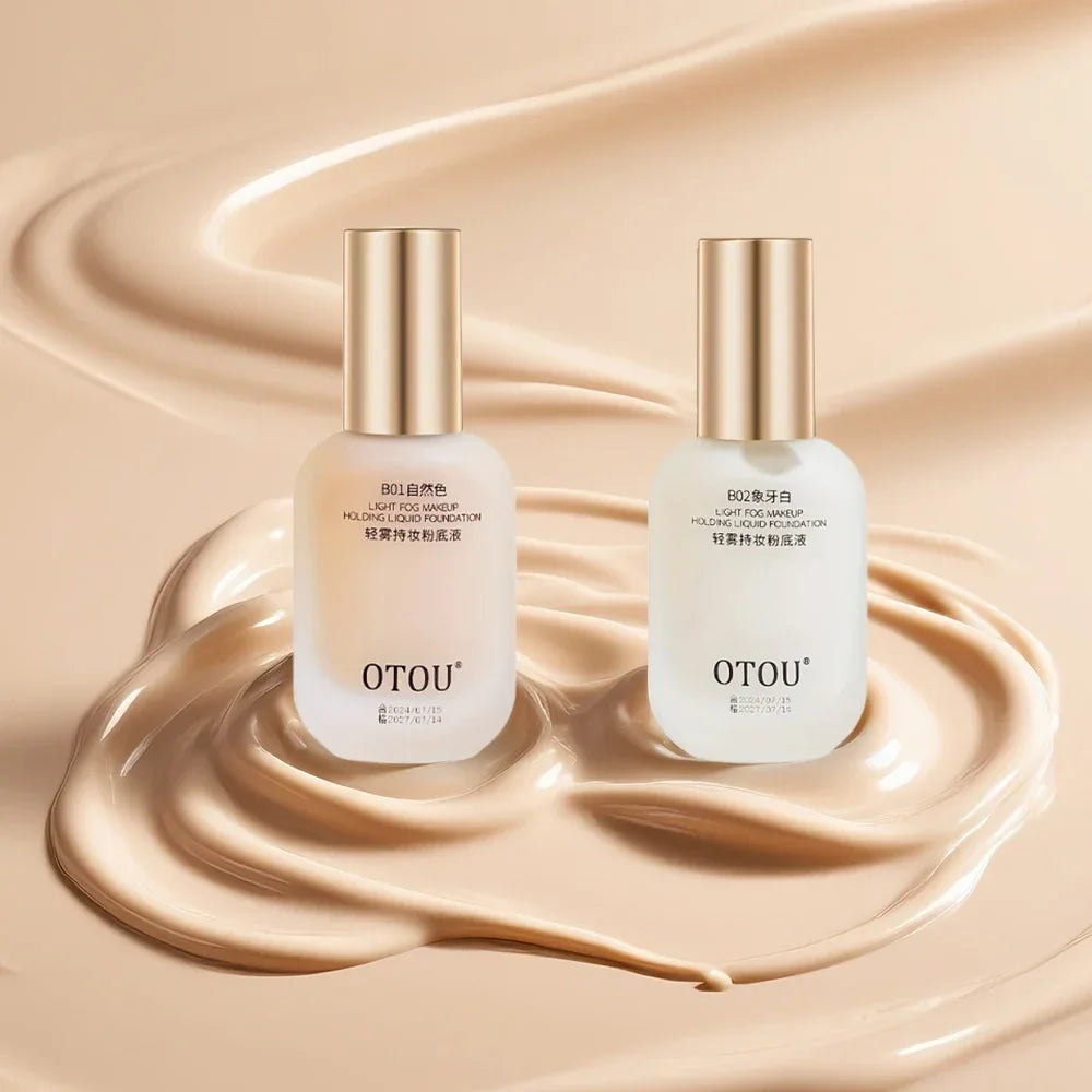 OTOU 30ml Liquid Foundation Concealer Long-Lasting BB Cream Waterproof Suitable for Dry to Oily Skin Brightening Skin Care
