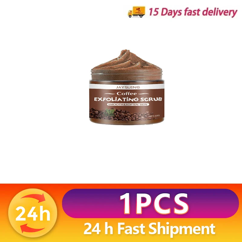 Exfoliating Whitening  Coffee Body Scrub Cream Underarm Knee Melanin Pigmentation Whitening Remove Dead Skin Shower Scrub Car