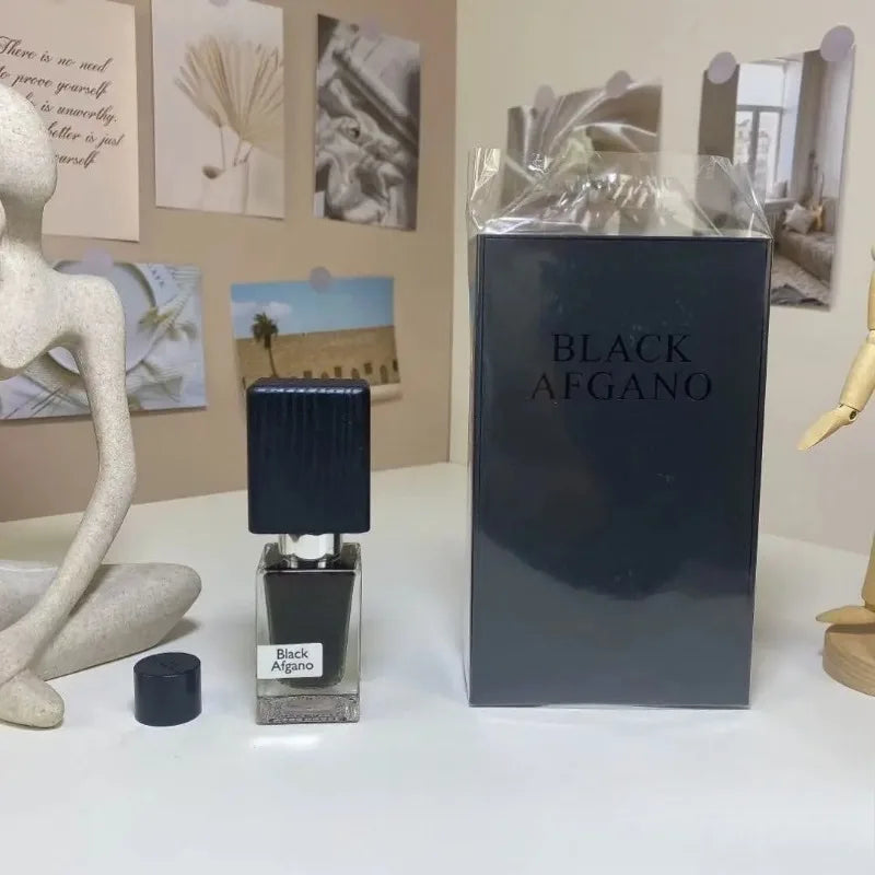 Aromatic Woody Unisex Perfume 30ml Long Lasting Elegant Fragrance with Green Leaves Warm Tobacco Coffee Oud Resin Incense Aroma