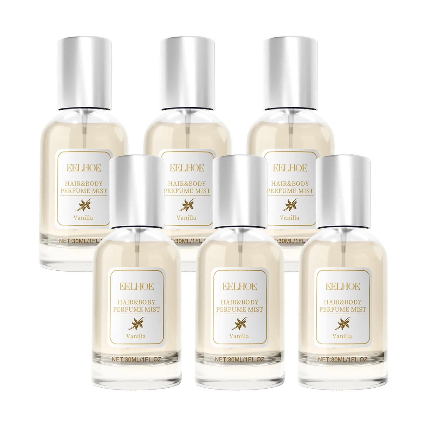 EELHOE 30ml Vanilla Body Perfume Mist Fresh Natural Romantic Scent Lasting Pheromone Comforting Body Hair Eau De Parfum Spray