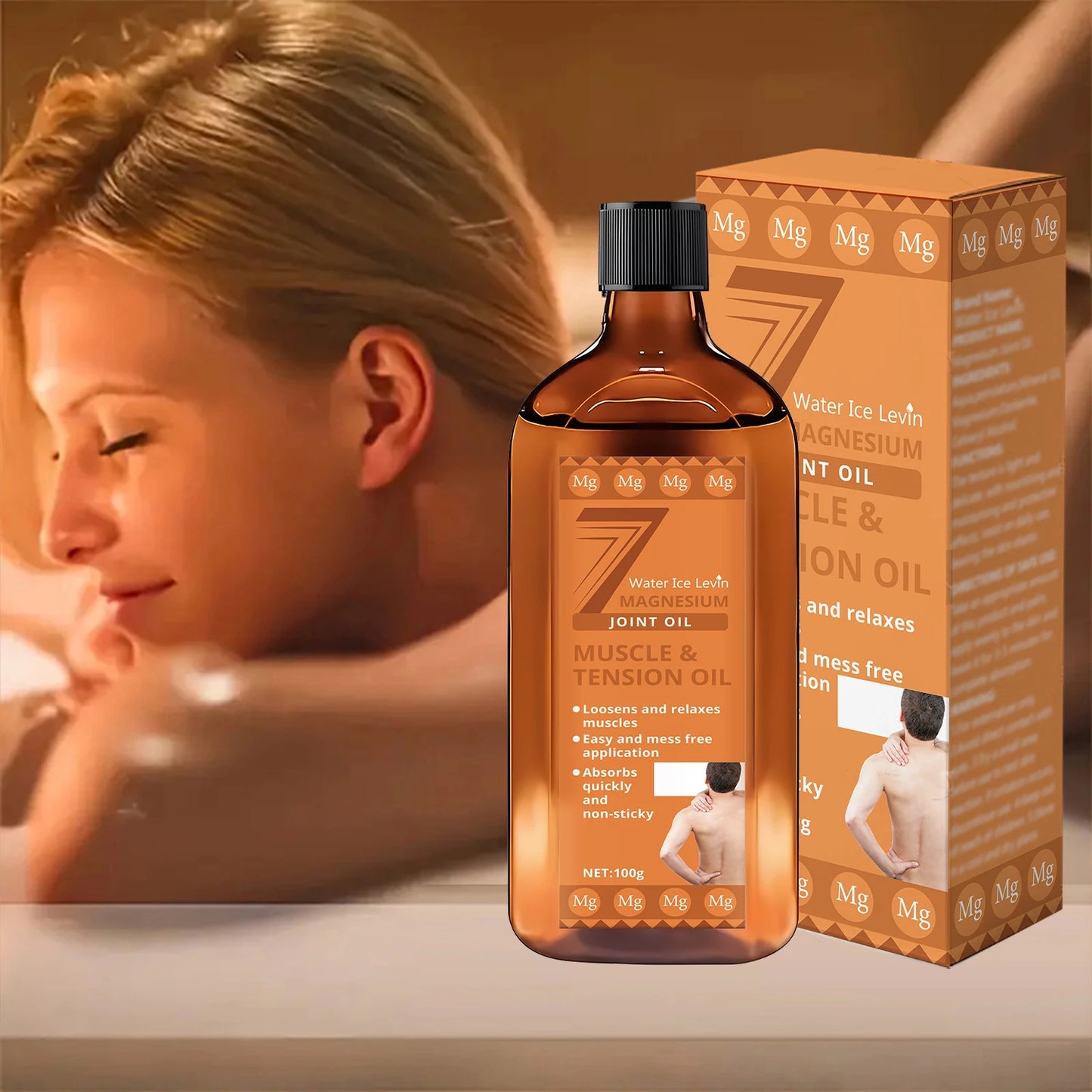 Roll-On Magnesium Oil for Muscles & Joints | Quick-Absorbing Relief for Tension | Winter Recovery Care