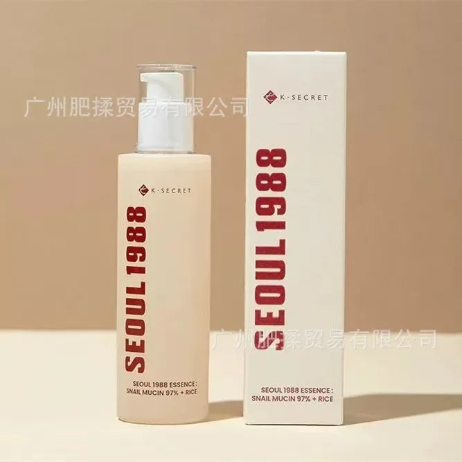 K-secret Seoul 1988 Essence/4% Firming Eye Cream/Sunscreen Snail Cream/Face Cleanser Shrinks Pores and Brightens Skin Tone