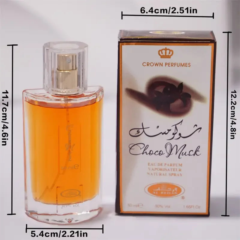 Choco Musk Unisex Eau de Parfum - Long-Lasting Chocolate & Musk Fragrance Body Spray, Vegan Cologne for Women & Men, Everyday