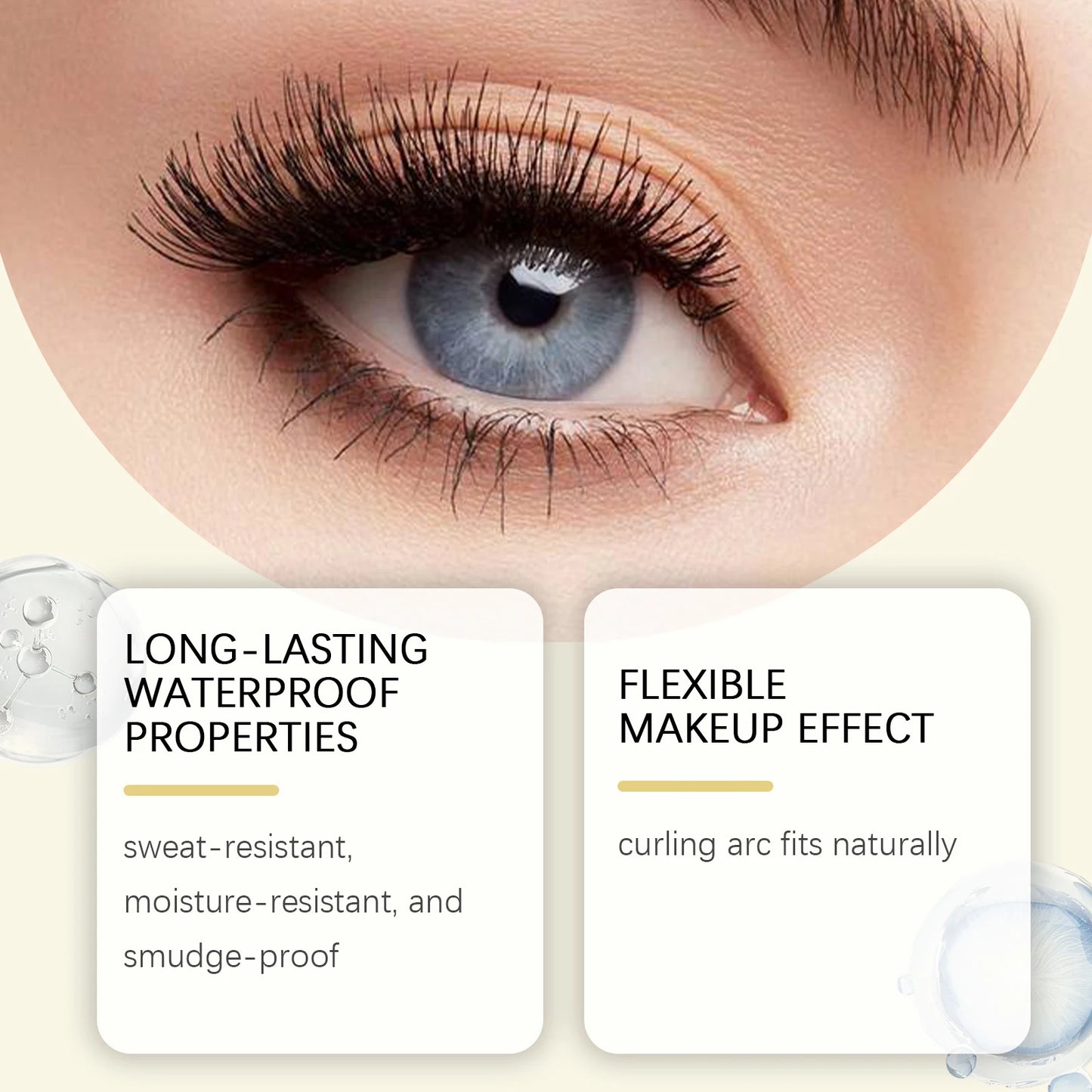 Volume Mascara Lengthening Eyelashes Curling Lasting Eyelash Extension Waterproof Mascara Natural Eyelash Enhance Eyes Cosmetic
