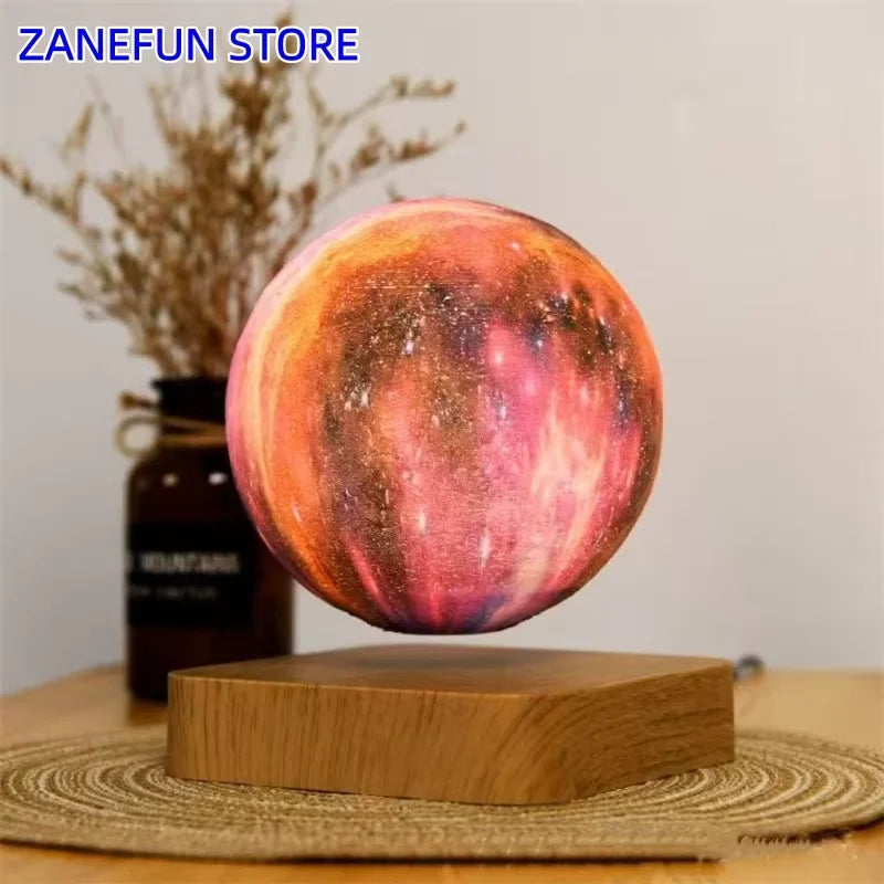 Levitating Magnetic Globe Table Starry Light Rechargeable Touch Control Floating Lamp Personalized Gift Office Home Decoration