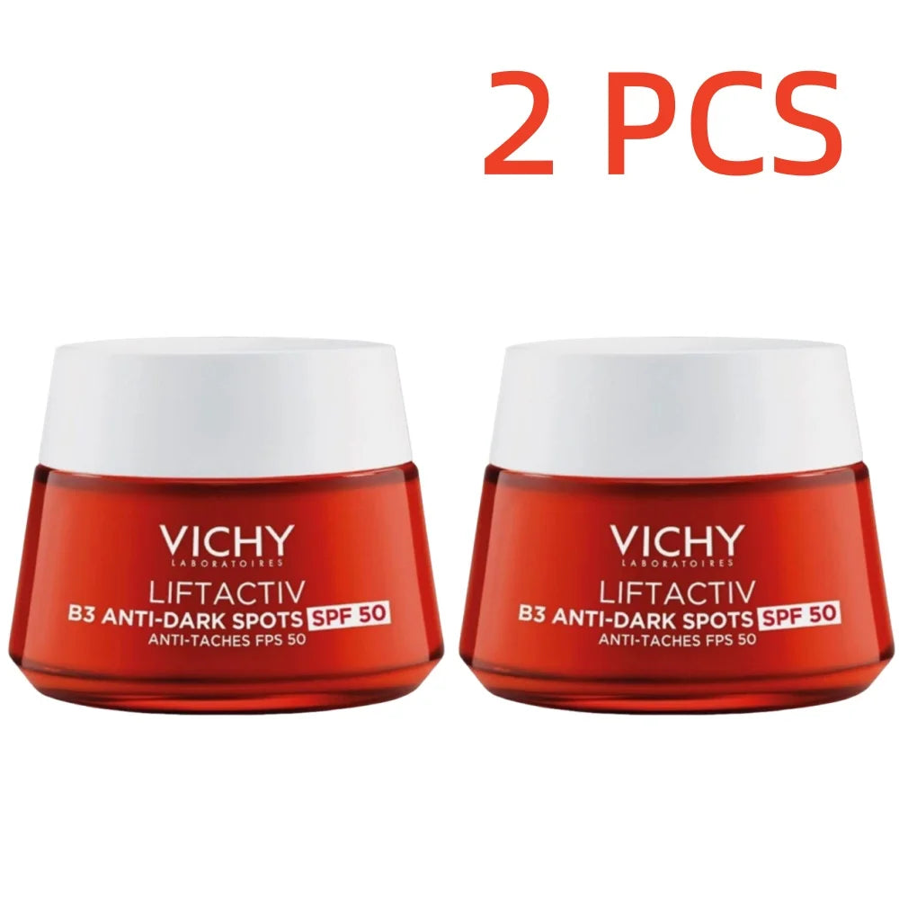 Vichy B3 Day Cream Sunscreen Anti Spot Face Cream Continuous Water Lock SPF50 Day Anti-Aging Elastic Skin For All Skin Types50ml