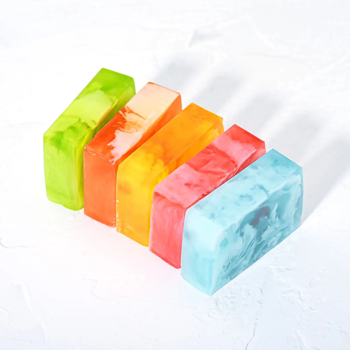 100g Colorful Rose Cleaning Soap Moisturizing Skin Care Damascus Rose Extract Essence Cleansing Bath Soap