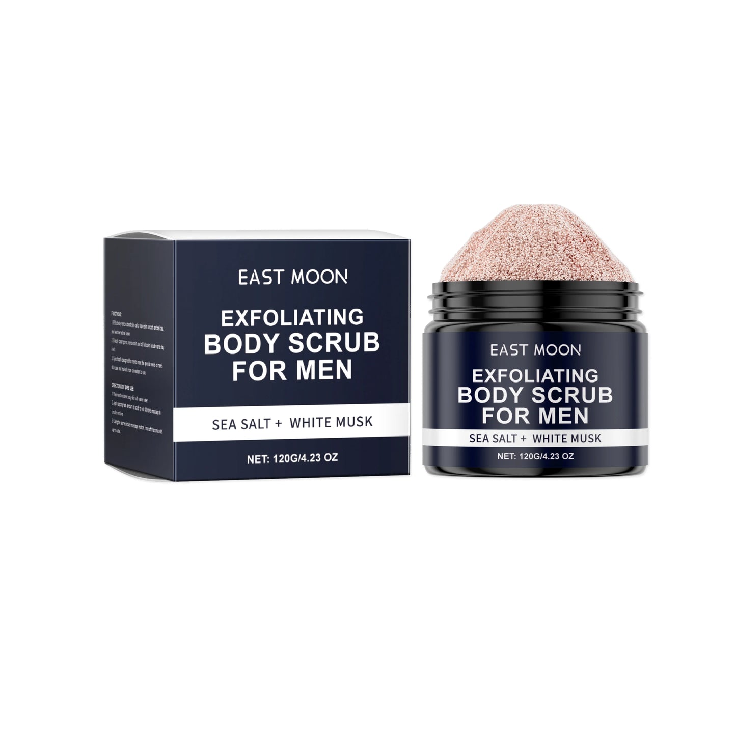 Caramel Sea Salt Body Scrub Exfoliates Dead Skin Cells Deeply Hydrates And Nourishes Cleanses Pores Men's Bath Scrub