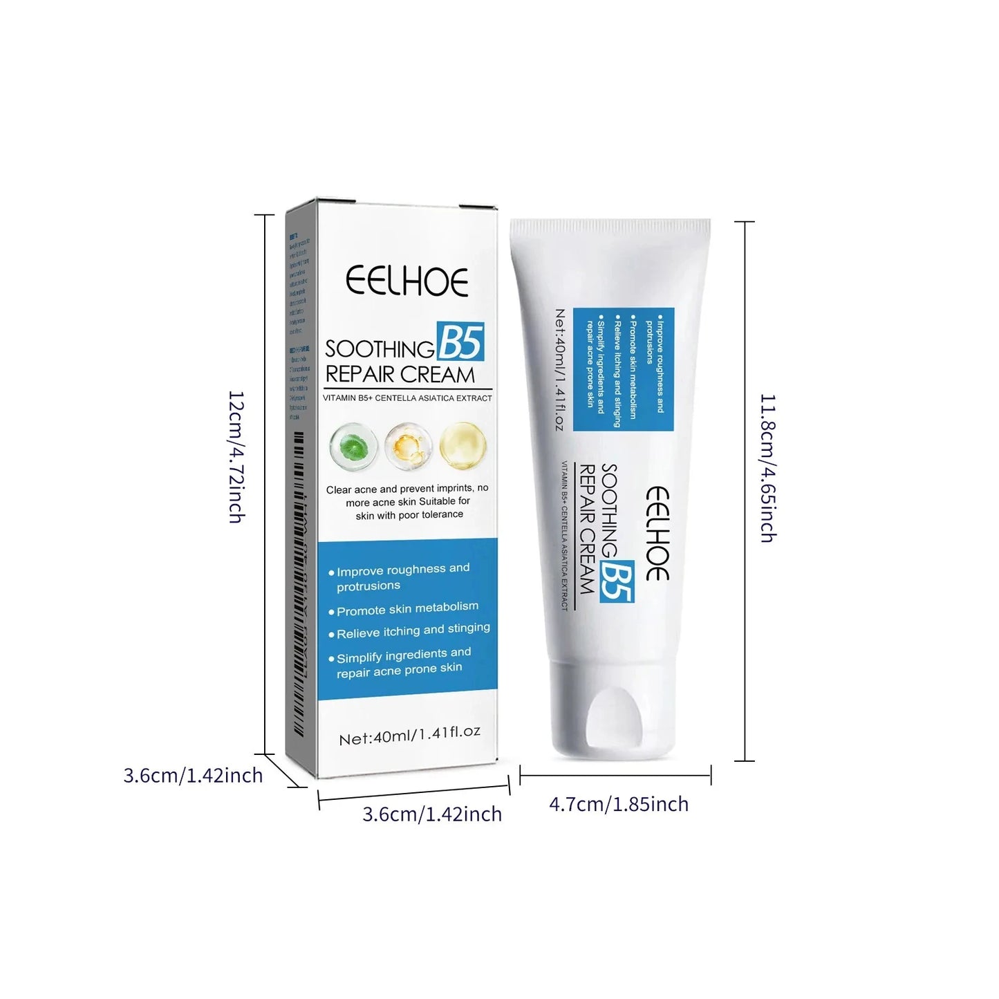 B5 Repair Cream Moisturizing Hydrating Soothing Dry Chapped Redness Skin Nourishes Improve Sunscreen Beauty Face Cream Skin Care