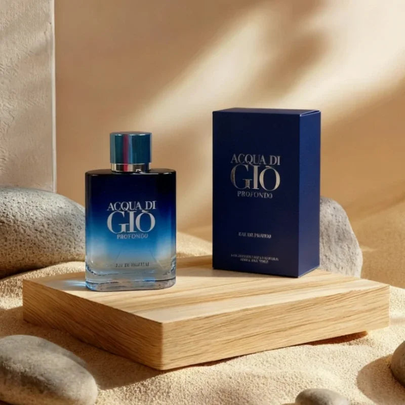 Classic Gio Homme Inspired Eau de Toilette for Men Aquatic Fresh Fragrance Long Lasting Oceanic & Citrus Scent Cologne Gift Set