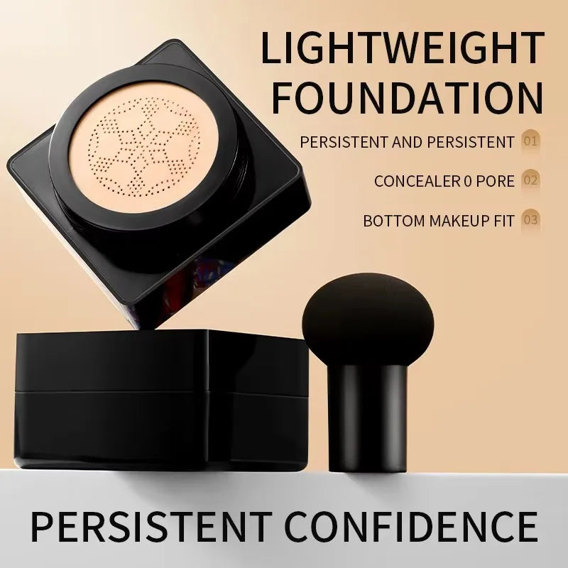 Mushroom Head Air Cushion CC Cream Foundation Concealer Oil-control BB Cream Whitening Face Base Makeup Cosmetics Moisturizing