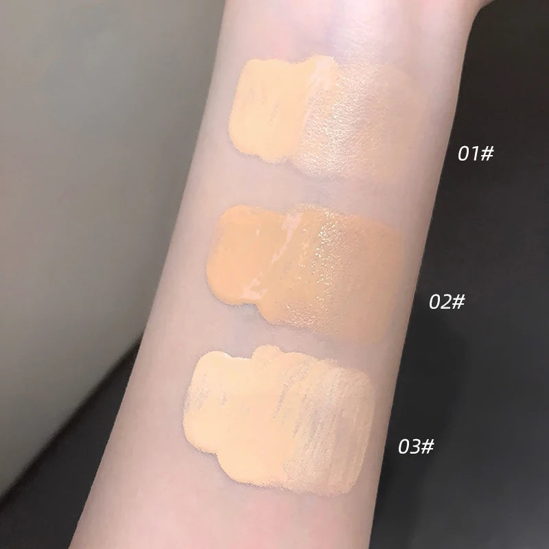 Gege Bear Light Foundation Liquid Concealer Long-lasting Moisturizing Natural Waterproof and Sweat-proof Foundation Cream
