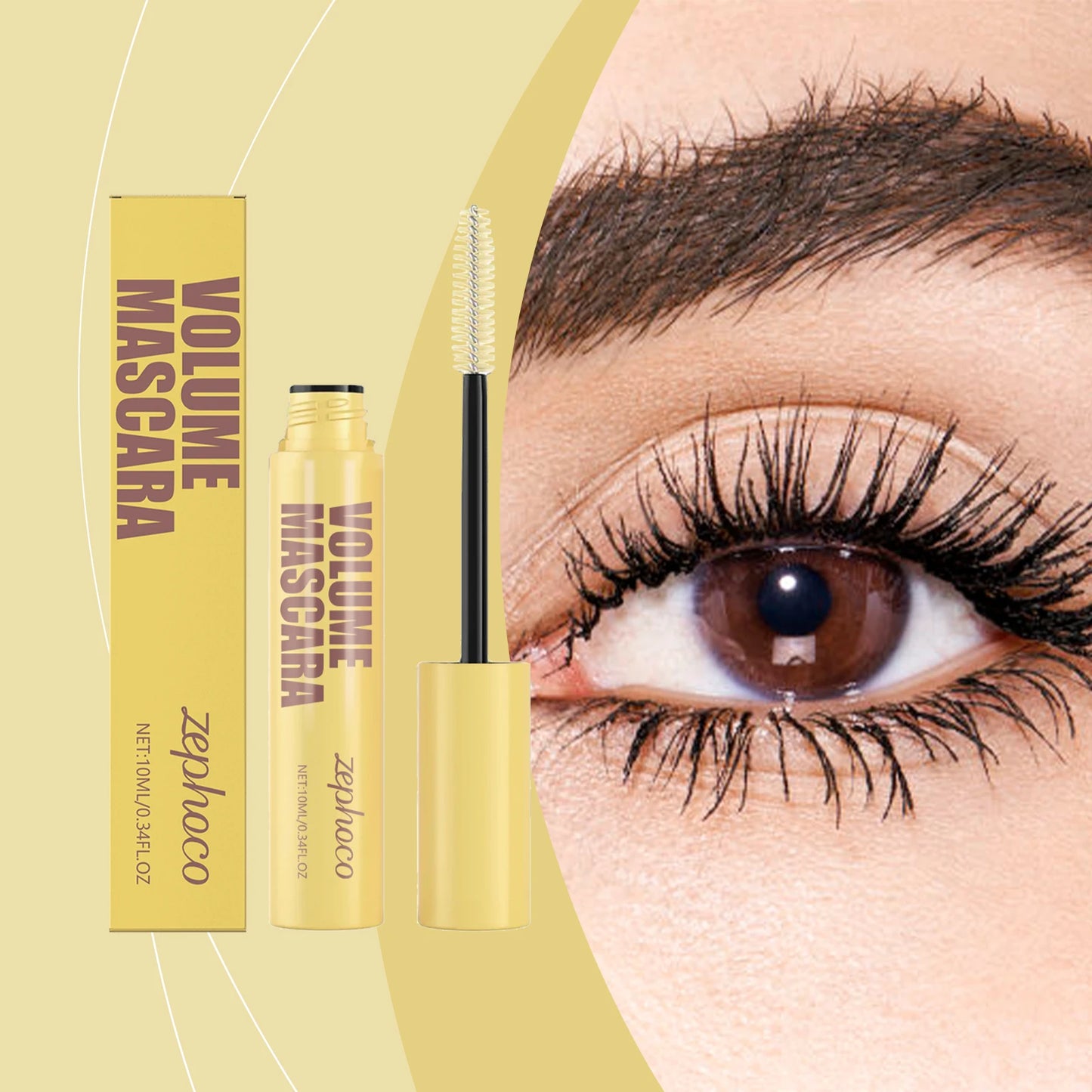 Volume Mascara Lengthening Eyelashes Curling Lasting Eyelash Extension Waterproof Mascara Natural Eyelash Enhance Eyes Cosmetic