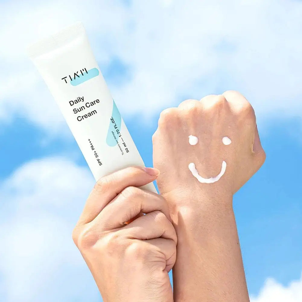 Daily Sun Care Sunscreen Snail Azulene Calmfort Cream Firming Skin Low PH Cleanser Shrinks Pores Non-Greasy Skin Care
