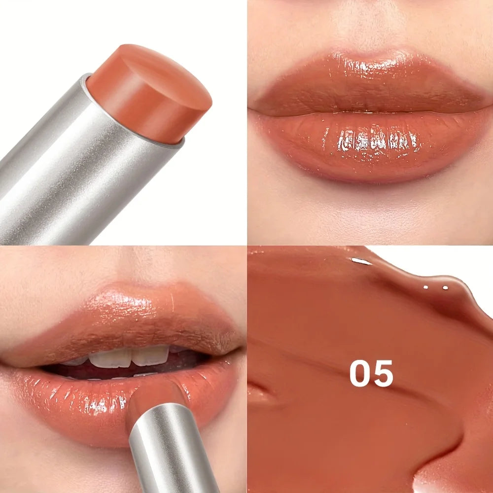 Hydrating Long-Lasting Pudaier Berry Shine Lipstick Set - Creamy Texture for Plump Lustrous Lips, Non-Sticky Finish for All Skin