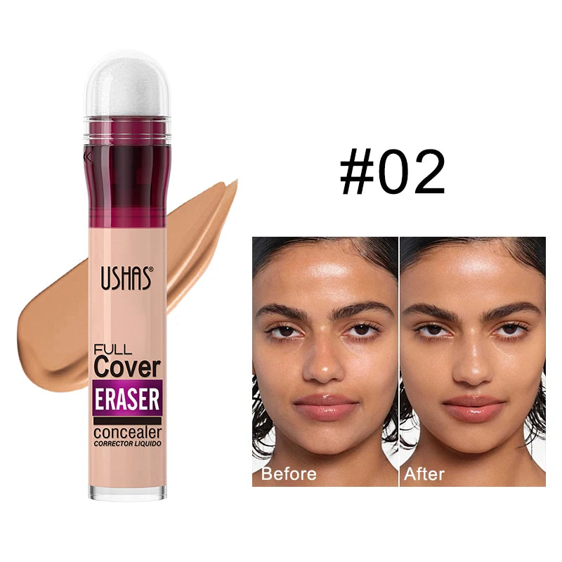 Sponge Head Concealer for Dark Circles, Tears, Freckles, Acne, Dark Circles, Pigmentation and Blemishes, Creating Natural Skin