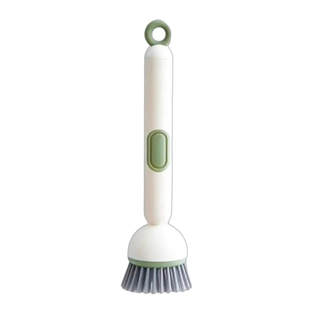 Rotating Soap-Dispensing Pot Brush