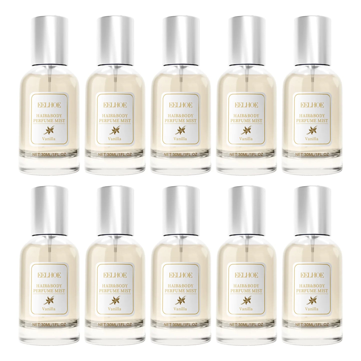 EELHOE 30ml Vanilla Body Perfume Mist Fresh Natural Romantic Scent Lasting Pheromone Comforting Body Hair Eau De Parfum Spray