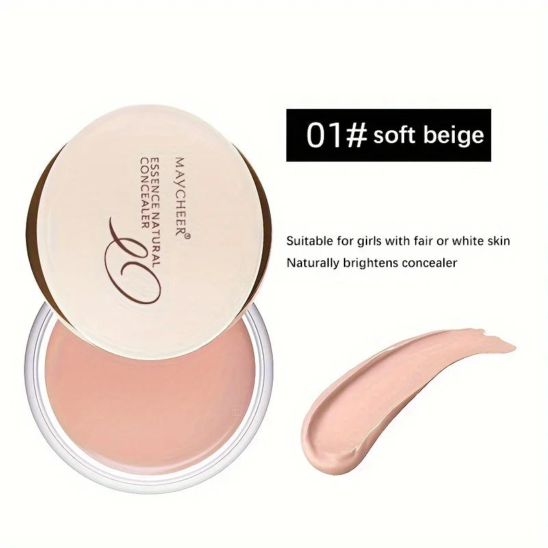 4Color Waterproof Full Coverage Concealer for Tattoos Scars Acne Marks Dark Circles Natural Finish Foundation for All Skin Tones