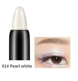 Bling Eye Shadow Pen 16 Colors Eyeshadow Stick Eyeshadow Palettes Women Bling Silkworm Pen Pearlescent Eye-shadow Glitter Pencil