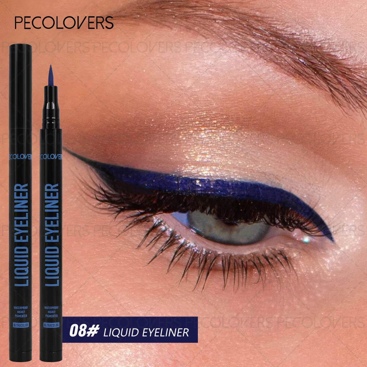 Sweatproof Colorful Eyeliner Pens,Fast Drying,Easy Coloring,Liquid Eyeliner Pencil,Ideal for Daily and Party Makeup