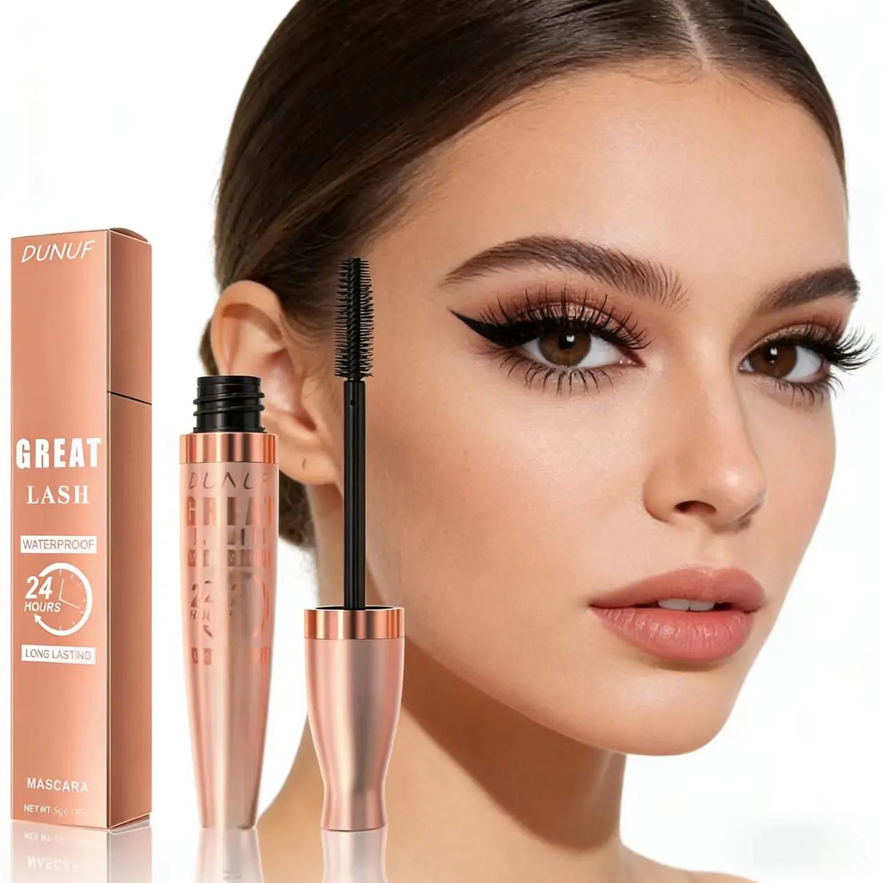 1pc/2pc/5pc/set Waterproof Black Mascara Lengthening Curling Long-lasting Volumizing Smudge-proof Y2K Daily & Party Makeup Gift