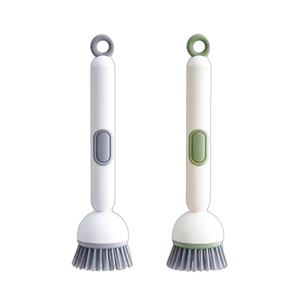 Rotating Soap-Dispensing Pot Brush