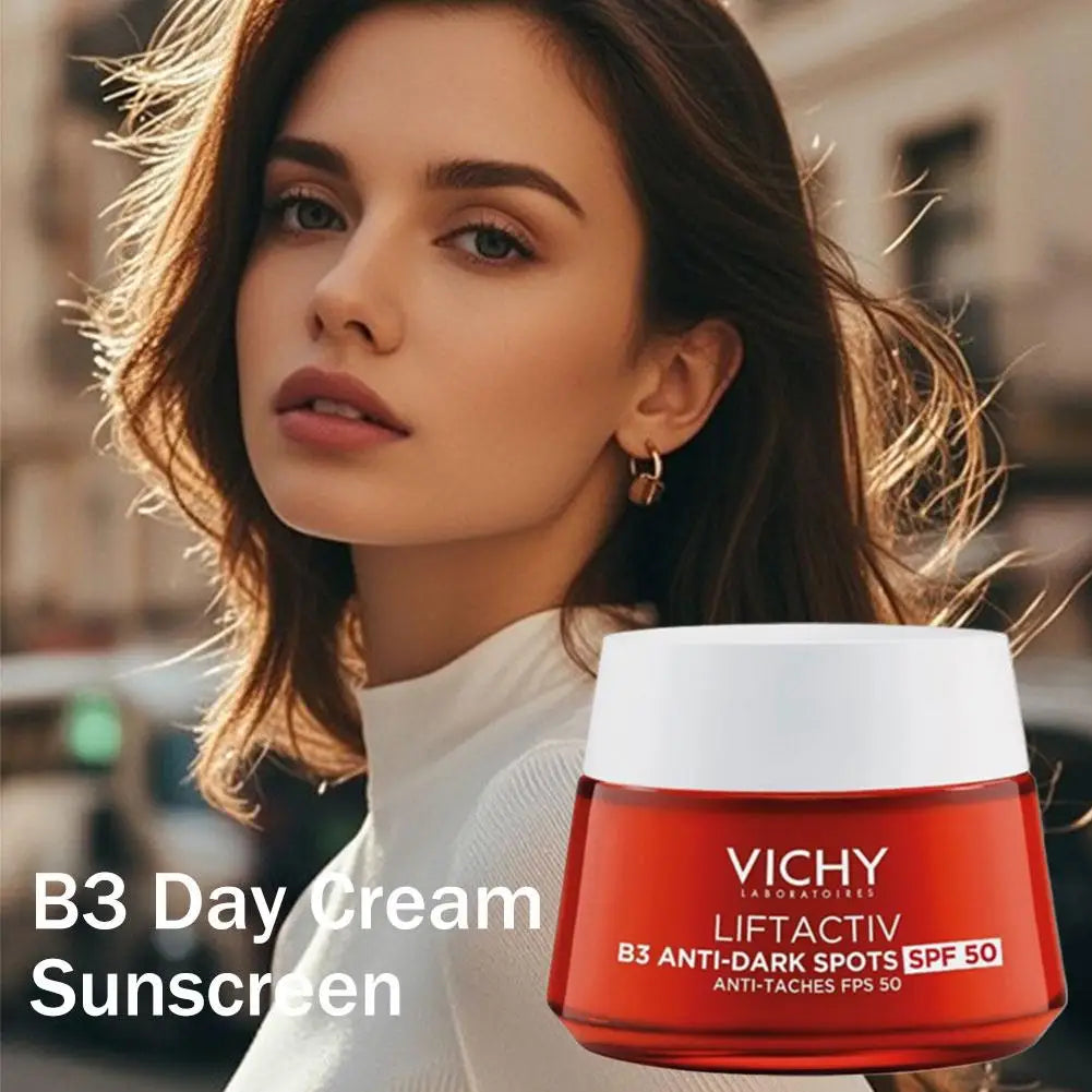 VICHY Original B3 Day Cream Sunscreen 48-Hour Anti-Spot Cream SPF50 Daytime Anti-Aging Moisturizer Korea Skincare 50ml