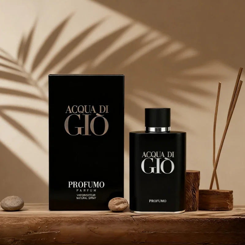 Classic Gio Homme Inspired Eau de Toilette for Men Aquatic Fresh Fragrance Long Lasting Oceanic & Citrus Scent Cologne Gift Set