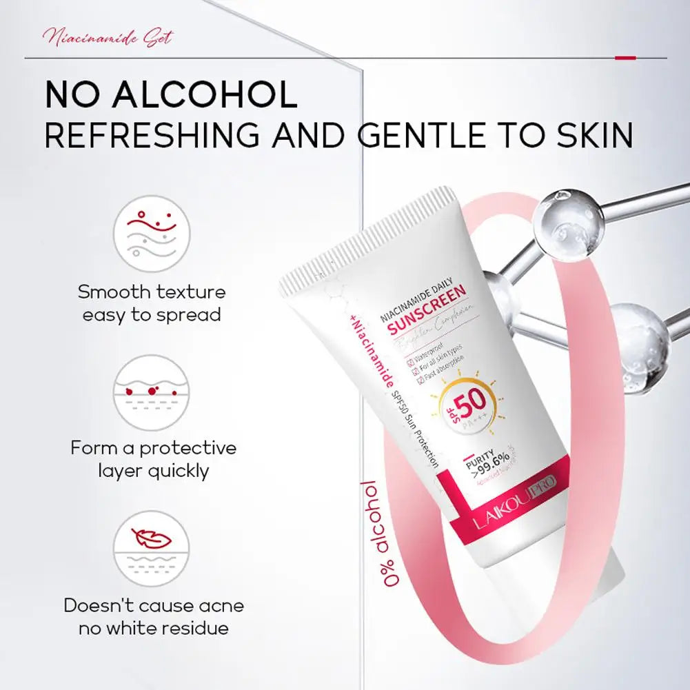 Nicotinamide Brightening Face Cream Melasma Pigmentation Remove Lighten Dark Skin Face Moisturizer Nicotinamide Sunscreen Cream