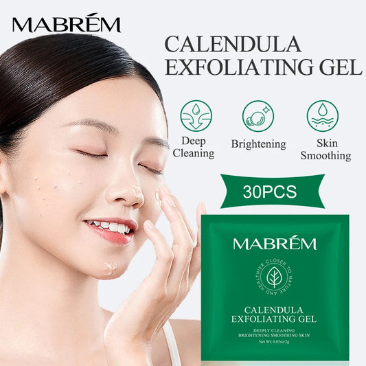 30PCS Calendula Exfoliating Gel Set Rejuvenating Whitening Exfoliation Clean Pores Oil Control Moisturizing Acne Improvement