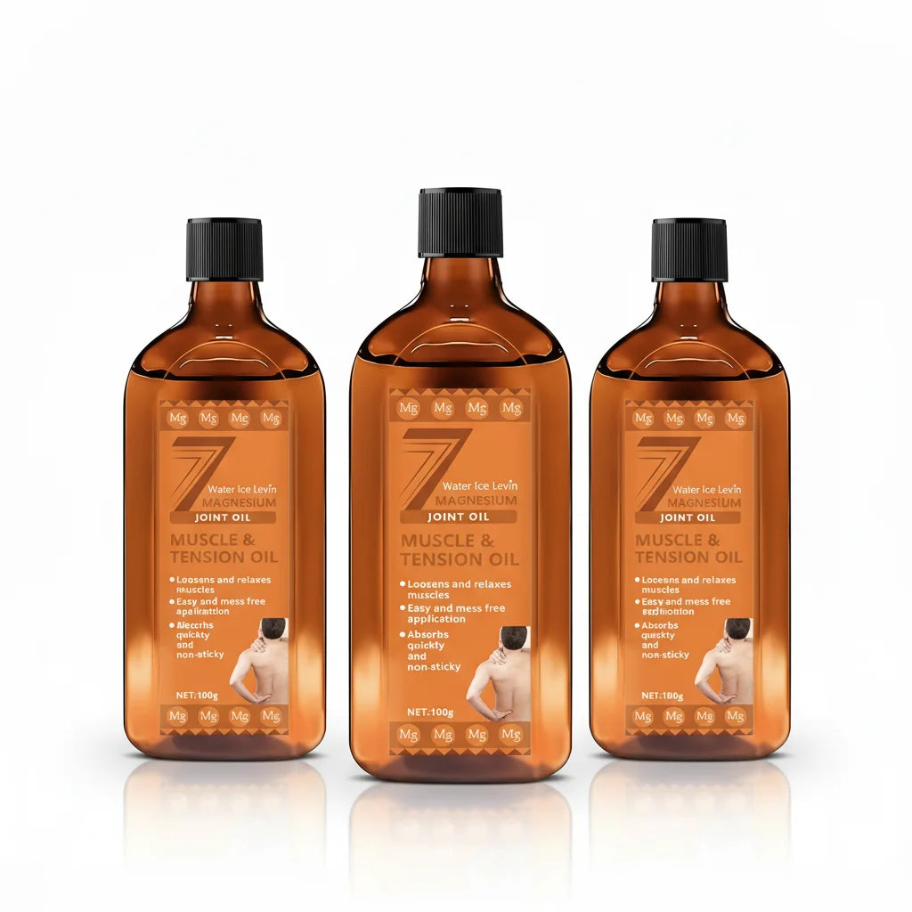 Roll-On Magnesium Oil for Muscles & Joints | Quick-Absorbing Relief for Tension | Winter Recovery Care
