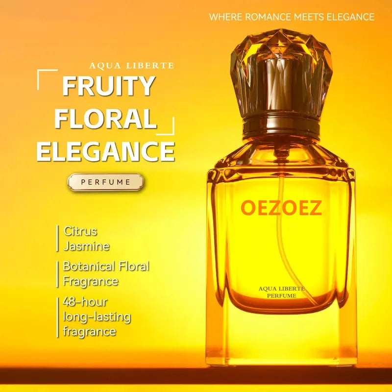 Elegant Floral Fruity Eau de Toilette, Natural Long-Lasting Perfume for Women, Daily Wear Fresh Scent