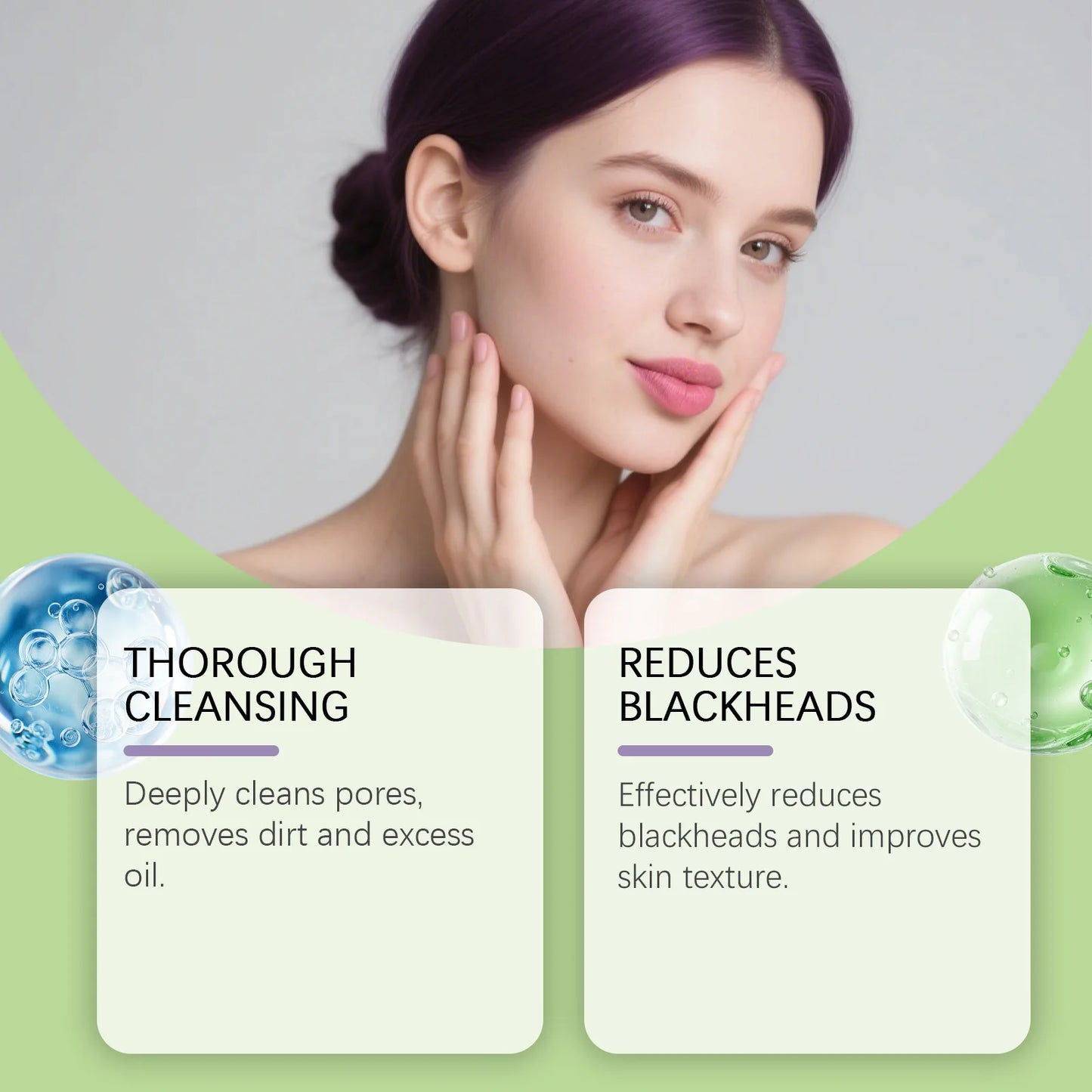 Salicylic Acid Facial Cleanser Moisturizing Deep Remove Cleansing Oil Control Exfoliating Blackhead Skincare Tea Tree Extract