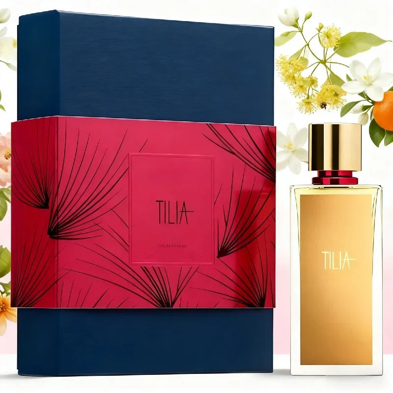 TILIA Men's Perfume 100ml EDP Limited Edition Niche Fragrance Rare Linden Blossom & Woody Green Scent Luxury Unisex Gift Set