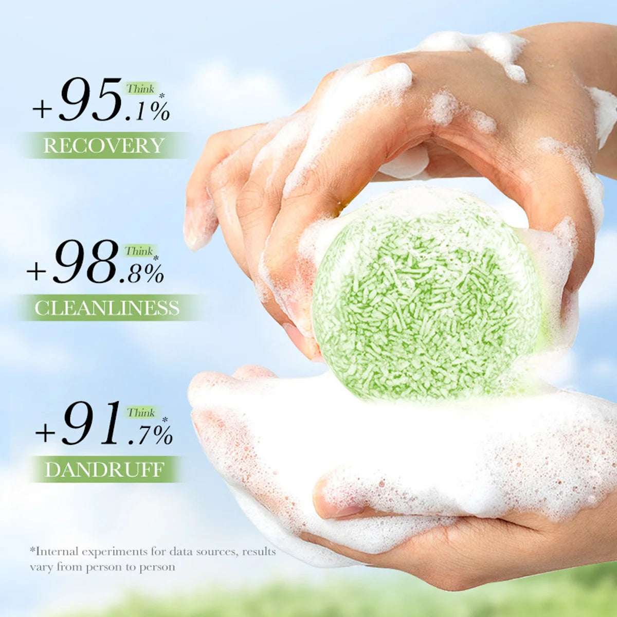 Tea Tree Essential Oil Solid Shampoo Bar Deeply Cleanses Nourishes Nourishes Hair Plant Essential Oils Care For Scalp And Hair