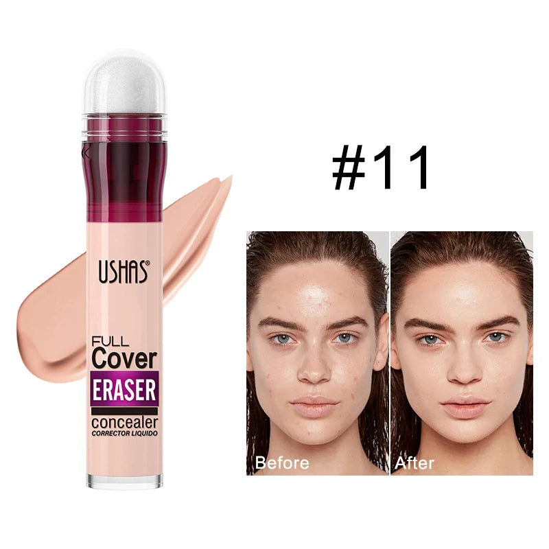 Sponge Head Concealer for Dark Circles, Tears, Freckles, Acne, Dark Circles, Pigmentation and Blemishes, Creating Natural Skin