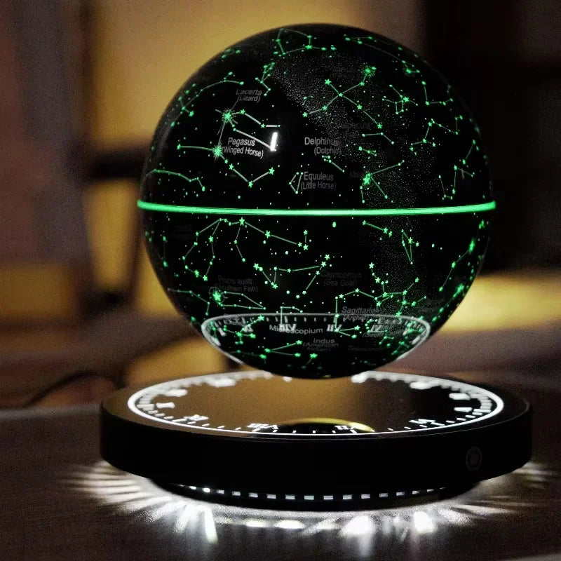 Levitating Magnetic Globe Table Starry Light Rechargeable Touch Control Floating Lamp Personalized Gift Office Home Decoration