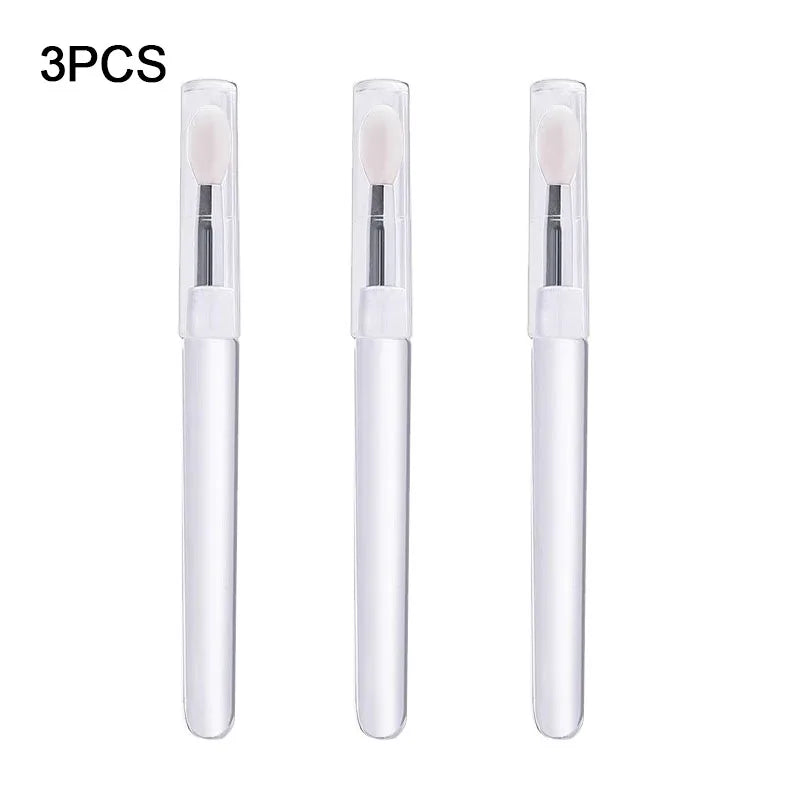 new 1/3pcs silicone lip brush disposable lip brush Lipstick Lipgloss Makeup Brushes HZS18
