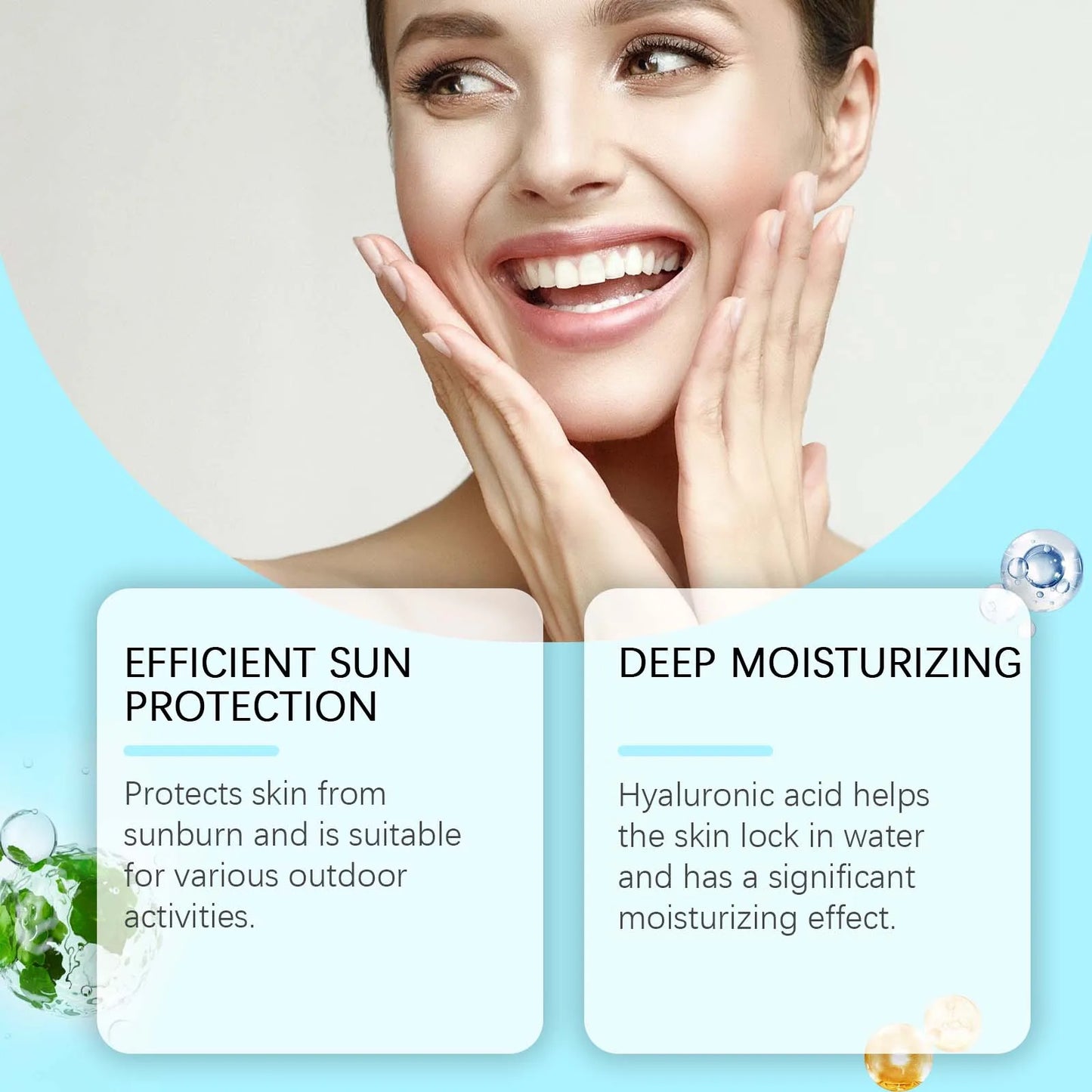 EELHOE 20g Centella Sunscreen Cream Stick SPF 50+ Long-lasting Anti-UV Deep Moisturizer Collagen Protector Isolation Facial Care