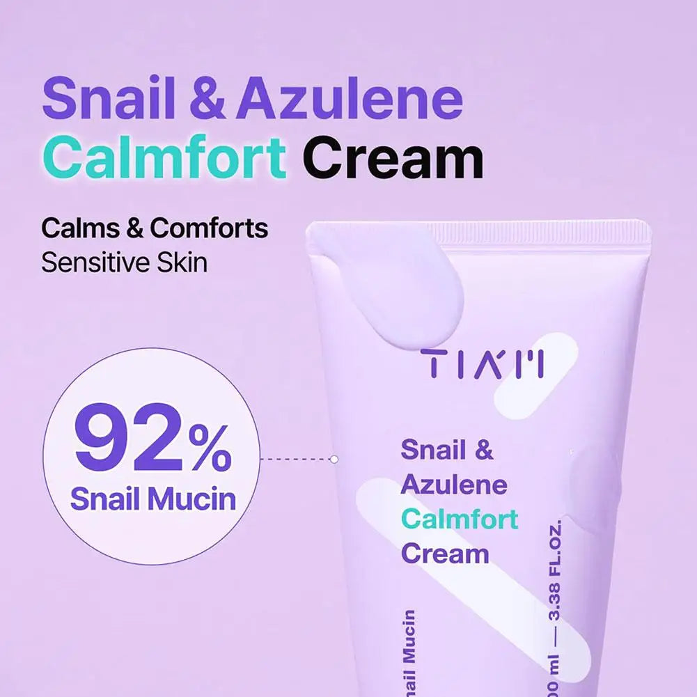 Daily Sun Care Sunscreen Snail Azulene Calmfort Cream Firming Skin Low PH Cleanser Shrinks Pores Non-Greasy Skin Care