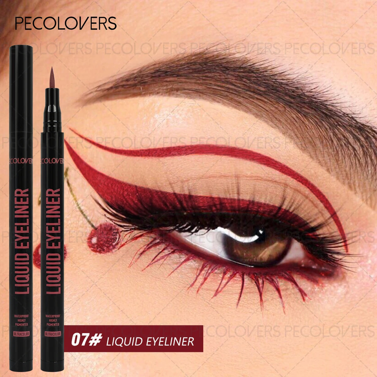 Sweatproof Colorful Eyeliner Pens,Fast Drying,Easy Coloring,Liquid Eyeliner Pencil,Ideal for Daily and Party Makeup