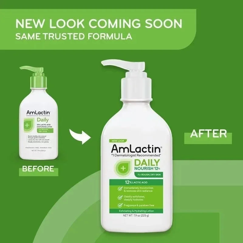 AmLa/ctin Moisturizing Body Lotion 225g Relieves Peeling, Scales, Dryness, Hydration and Skin Care