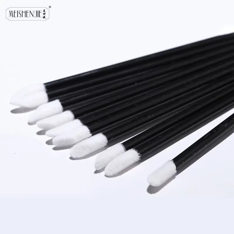 Lip Brush 5/100 Pcs Eyelash Brushes Applicators for Makeup Lip Brushes Lip Gloss Stick Lipstick Wands Set Cosmetic Makeup Tools