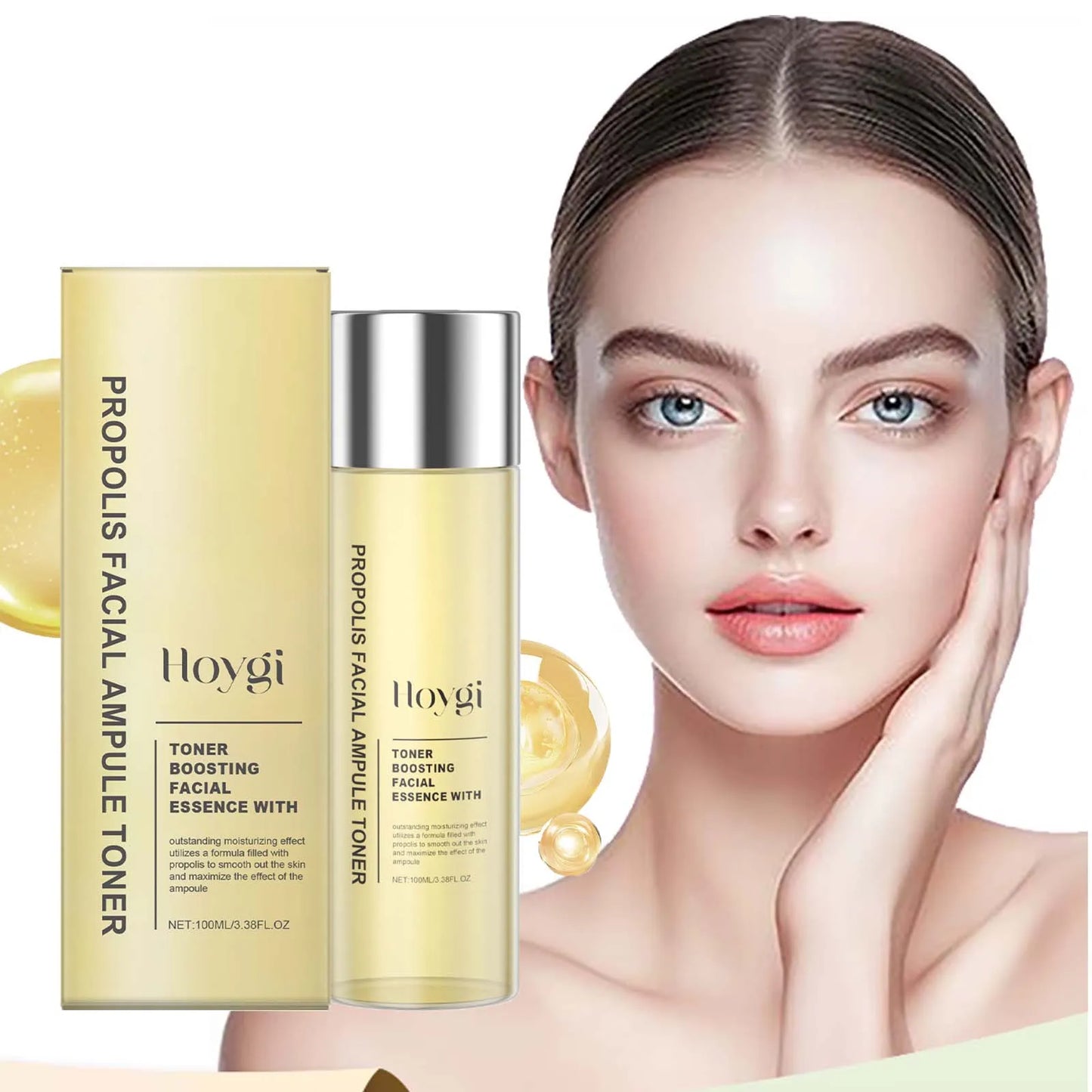 Honey Ceramide Facial Toner Moisturizing & Soothing Toner Improve Skin Barrier Nourishing Essence for Sensitive Skin Care