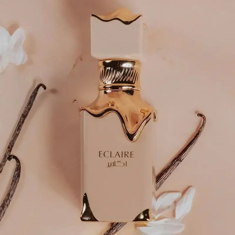 Lattafa Eclaire Perfume Spray- Vanilla, Caramel, Sweet, Floral  - Eau de Parfum Long-Lasting Fragrance for women 3.4oz / 100 ml