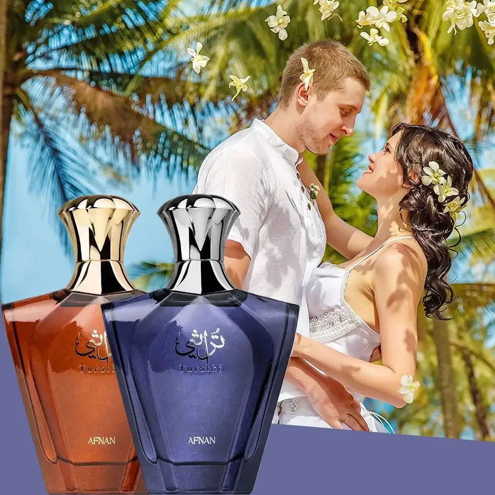 90ml Afnan Turathi Blue Eau de Parfum Spray for Men Long-Lasting Woody And Citrus Aromas Perfumes Masculinos Parfums Gifts