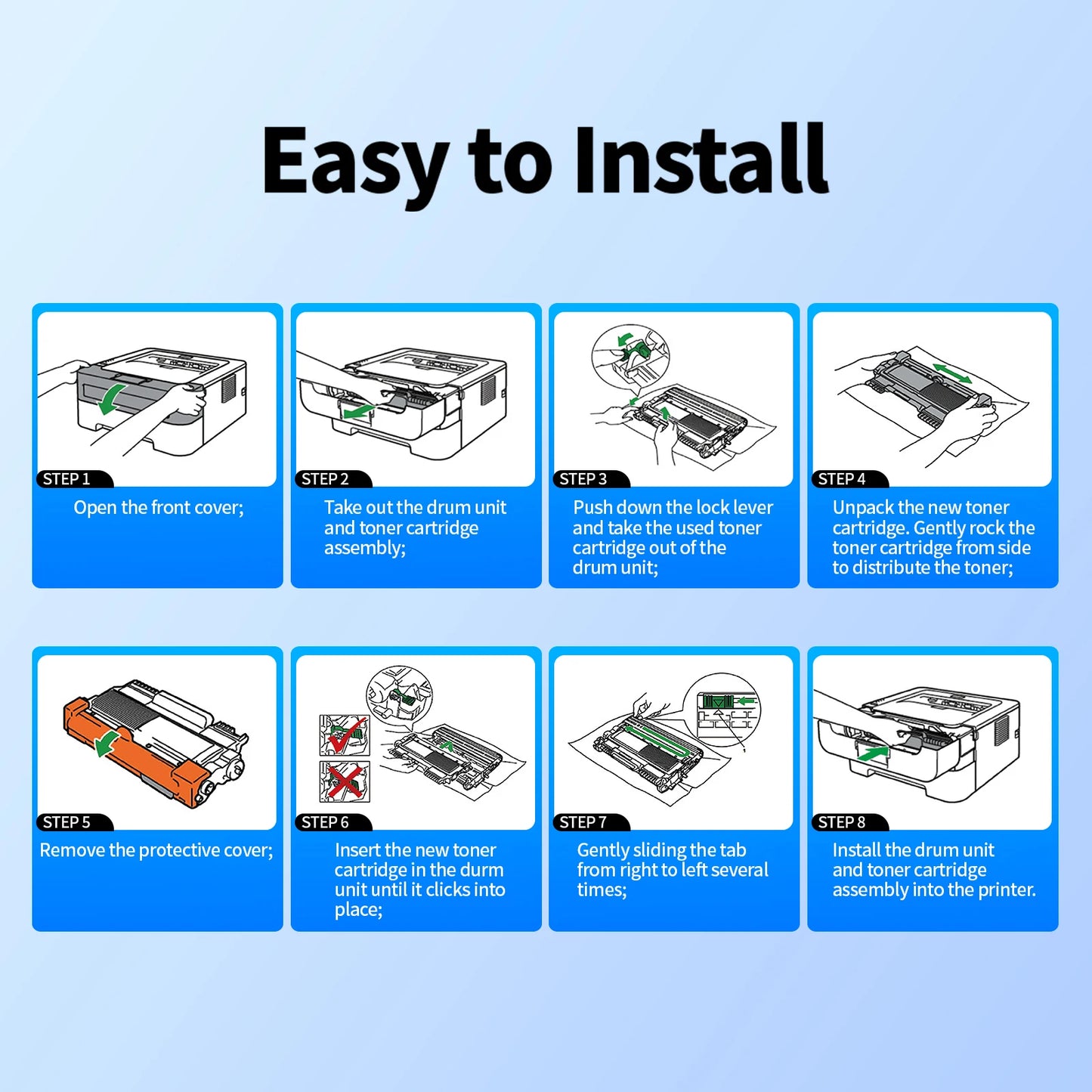 INKCLOUD 141A Compatible 141 A Toner Replacement for HP 141A W1410A 141X W1410X Black Laserjet Pro M110w MFP M140w M139